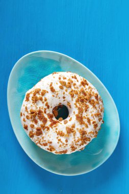 Çörek. Amerikan tatlı. lokanta. Üstten Görünüm