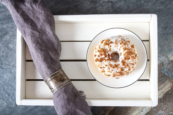 Çörek. Amerikan tatlı. lokanta. Top vie