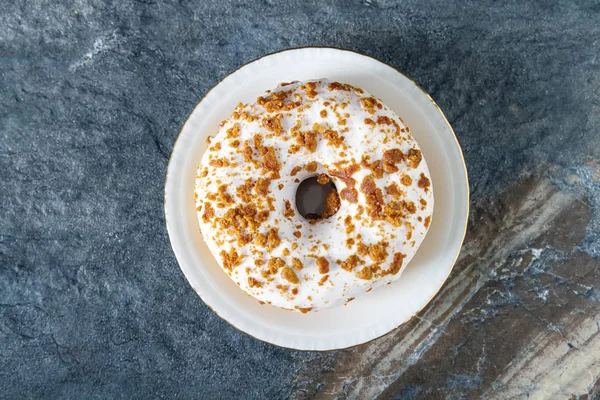 Çörek. Amerikan tatlı. lokanta. Üstten Görünüm