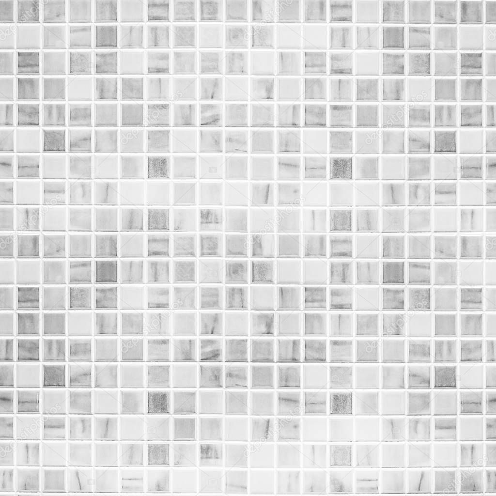 white tile wall