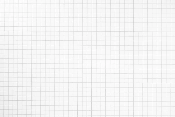 Weiße Fliese / Mosaik-Fliesen Hintergrund und Textur — Stockfoto