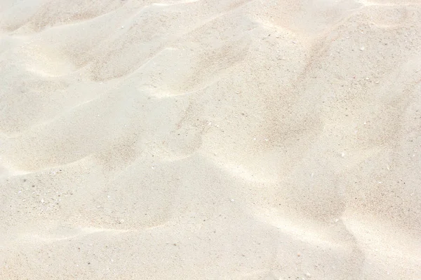 Primo piano di spiaggia bianca di modello di sabbia di una spiaggia — Foto Stock