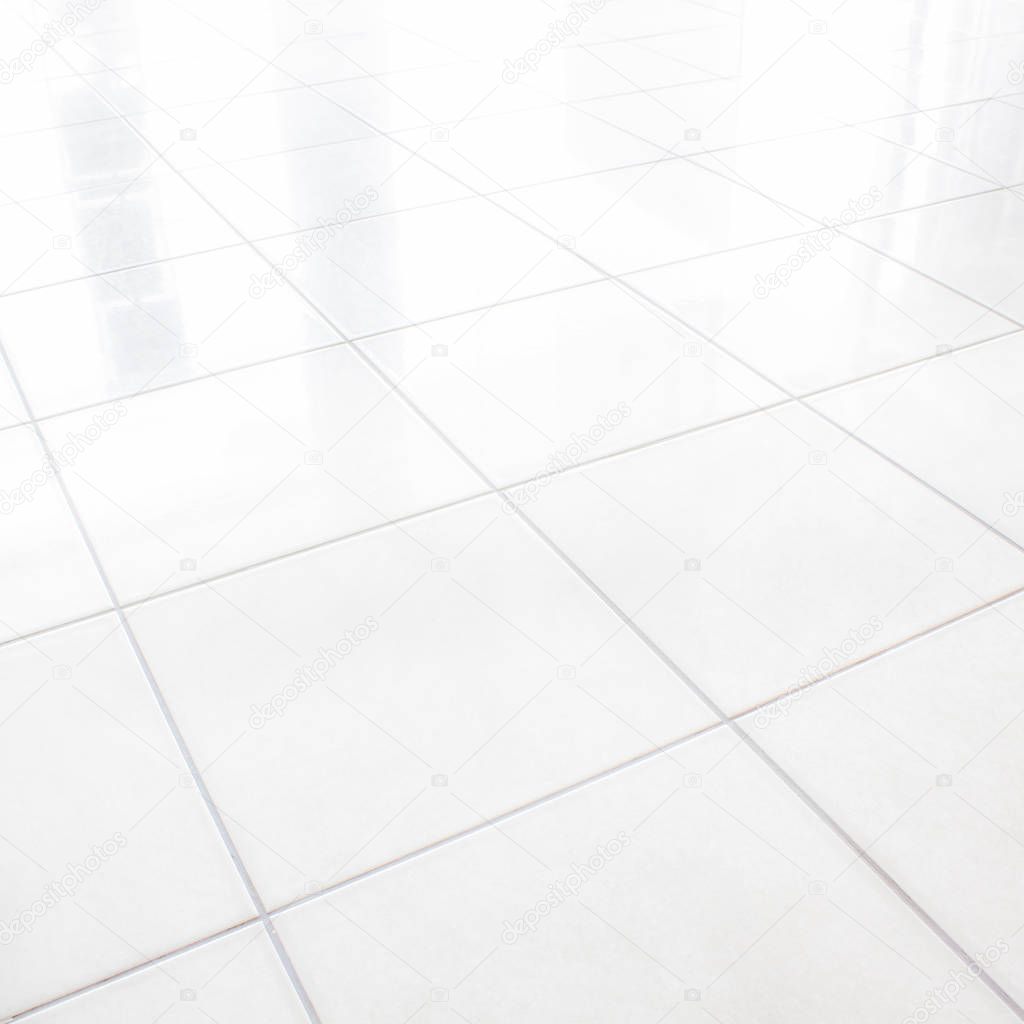 White Tiles marble floor background