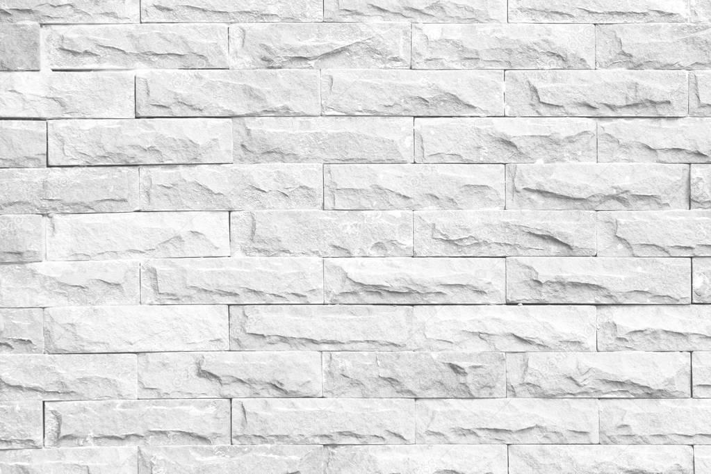 White wall texture / Abstract background grey brick wall texture