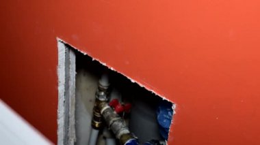 Montaj beyaz plastik muayene kapı