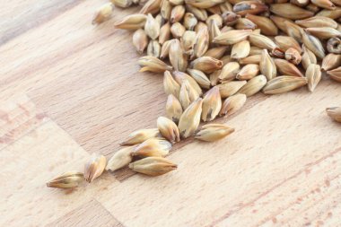 arpa ahşap bir masa üzerinde