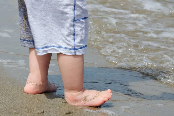 Feet on the beach Stock Picture