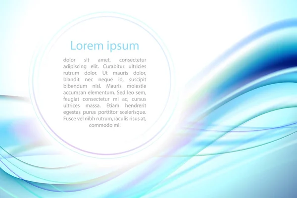 Arka planda beyaz, mavi ve turkuaz tonları, dalgalı çizgilerle