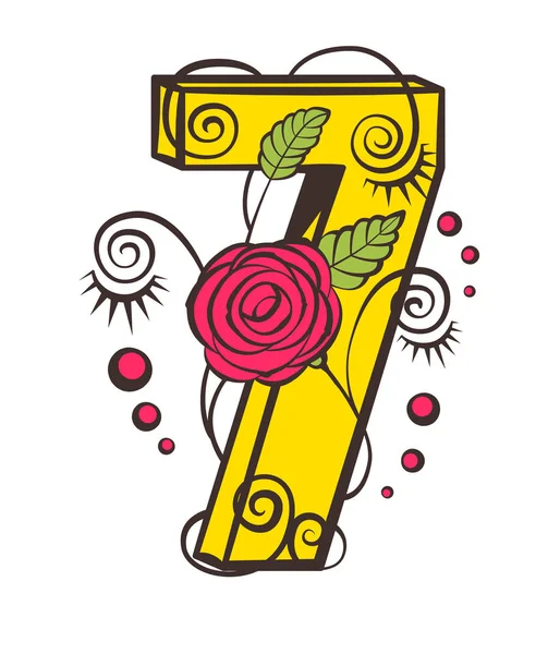 Tasarım için renk çiçek numarası