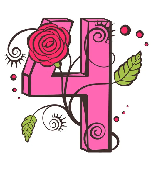 Tasarım için renk çiçek numarası