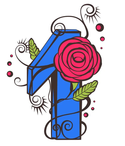 Tasarım için renk çiçek numarası