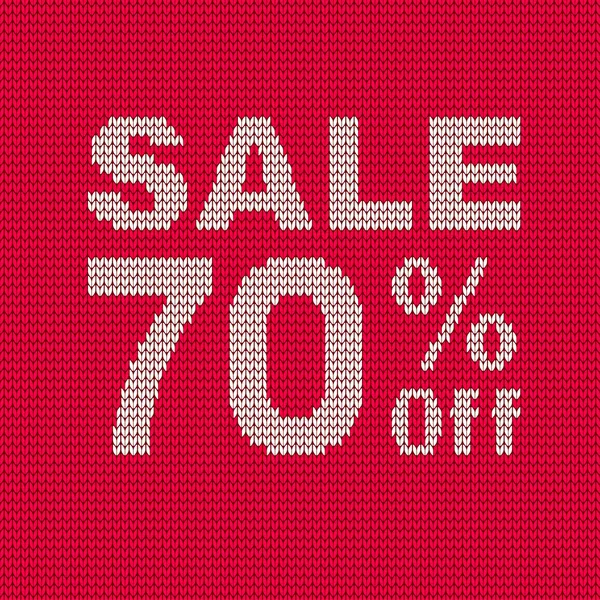 Vector banner with fabric texture for sale 70%