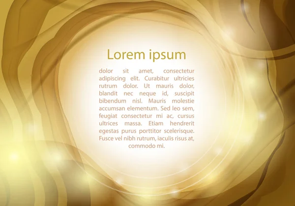 Arka planda beyaz, bej ve altın renkleri ile metin için yer. 