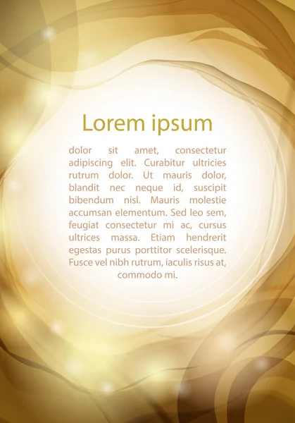 Arka planda beyaz, bej ve altın renkleri ile metin için yer. 