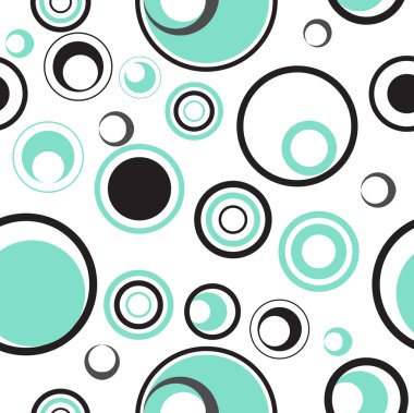 Birçok mavi ile Seamless Modeli     