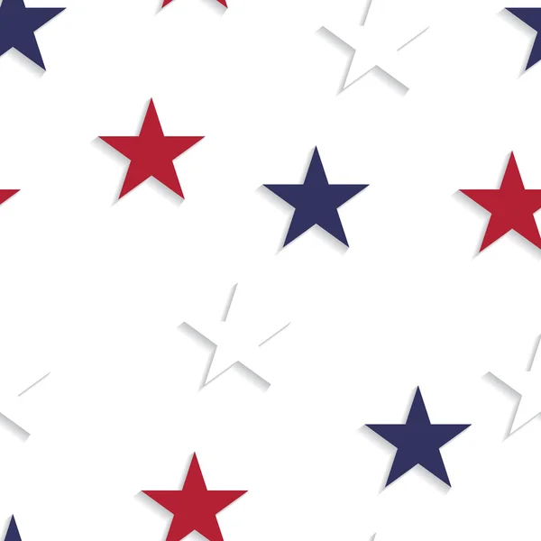 American stars flag pattern — Stock Vector