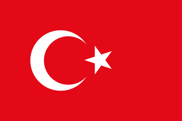 flag turkey  background