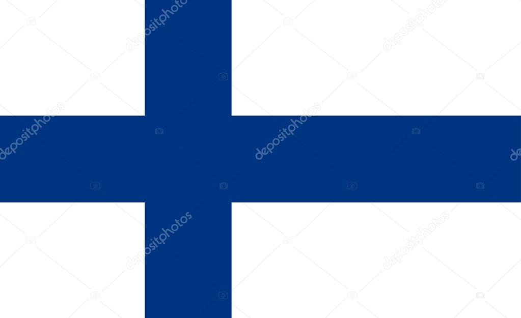 square Finland flag