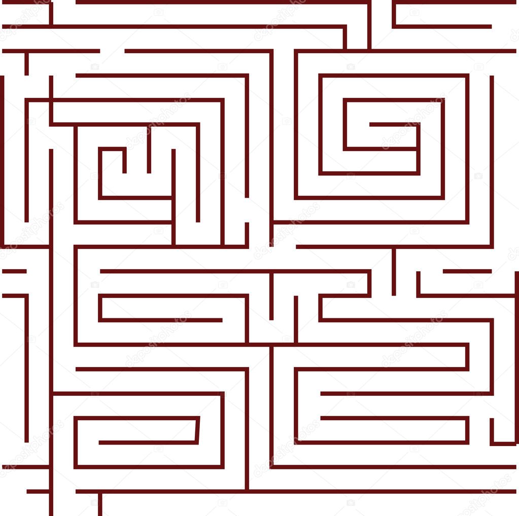 abstract  labyrinth lines