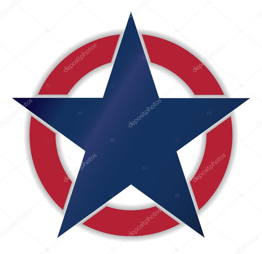 Blue american star