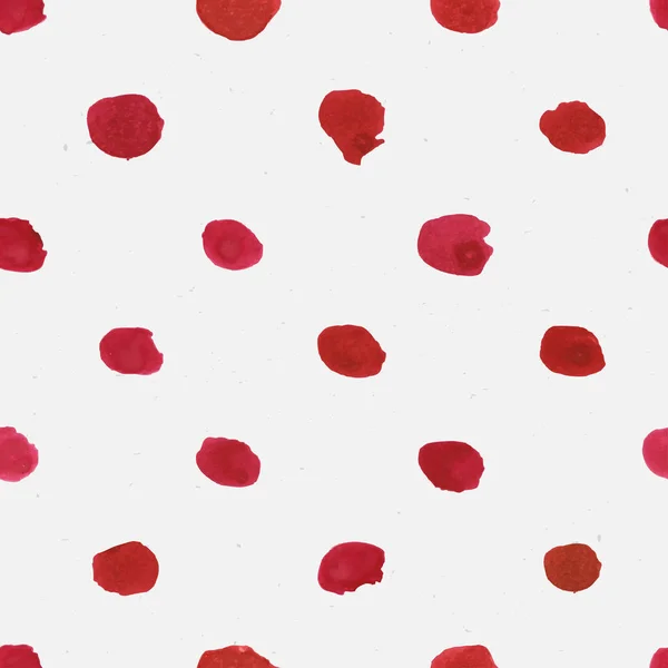 Motif à pois rouges — Image vectorielle