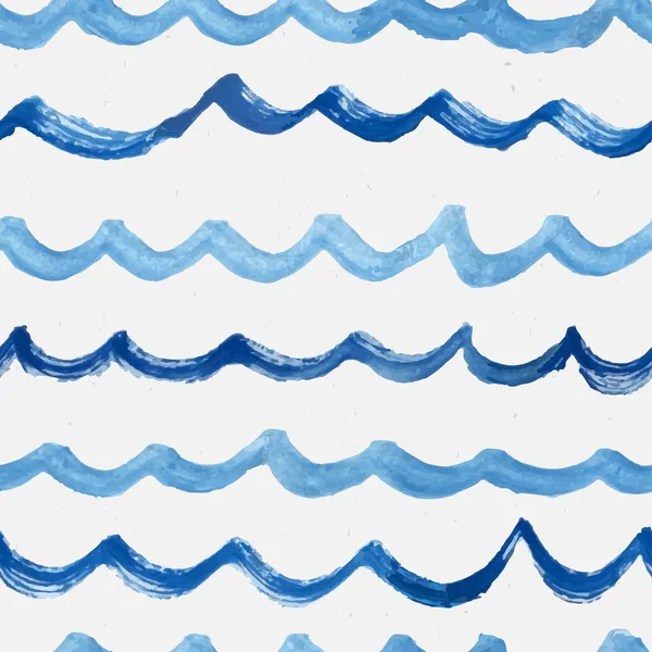 Mavi fırça dalgalı çizgiler