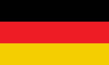 official Flag of Germany clipart