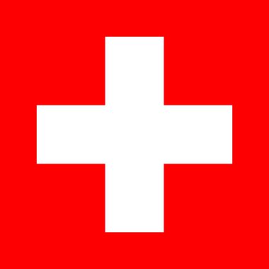 National flag of Switzerland clipart