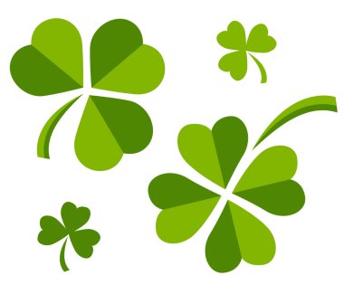  seamless texture with clovers clipart