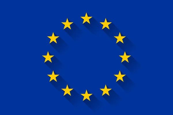 Bandeira da União Europeia — Vetor de Stock
