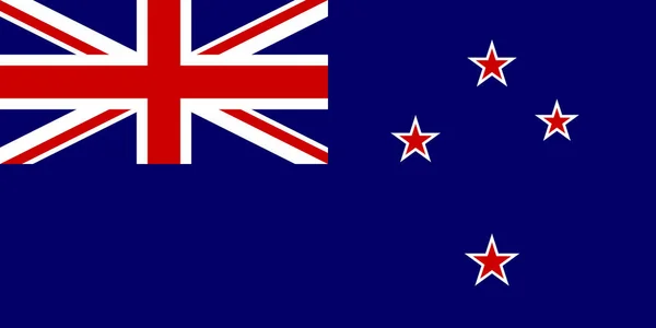 Nya Zeelands flagga — Stock vektor