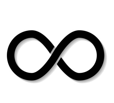 Sonsuz işareti ile gölge