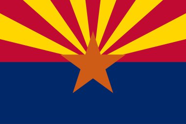 Arizona illüstrasyon bayrağı