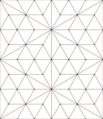 Dikişsiz desen altıgenler yapılan