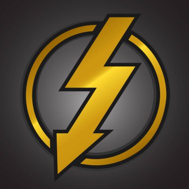 Zemin üzerine sarı gök gürültüsü