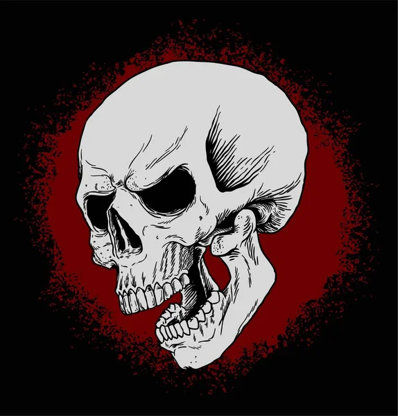 Doodle kafa kafatası 