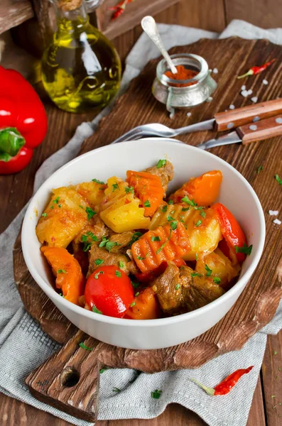 Lamb Stew with vegetables — Stock Photo, Image
