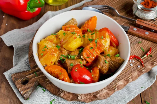 Lamb Stew with vegetables — Stock Photo, Image