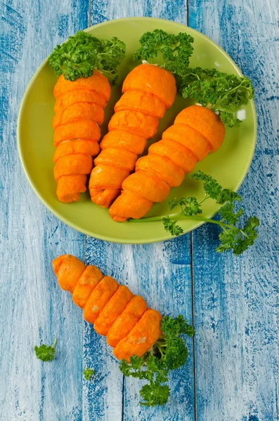 Закуска з листкового тіста Морква — стокове фото