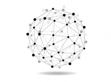 Vektör tel kafes bağlantı dünya Küre.