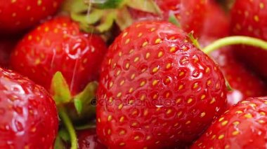 Çilek su ile yıkama.