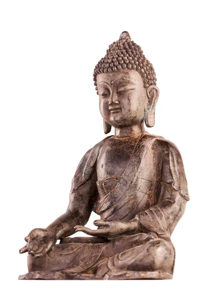 Figura lui Buddha Shakyamuni într-o poziție binecuvântată . — Fotografie, imagine de stoc