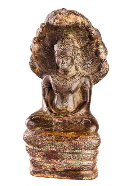 Buddha under protection of the king of nag Mucalinda.