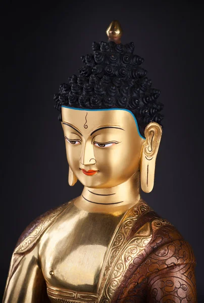 Cabeza dorada de Buda . —  Fotos de Stock