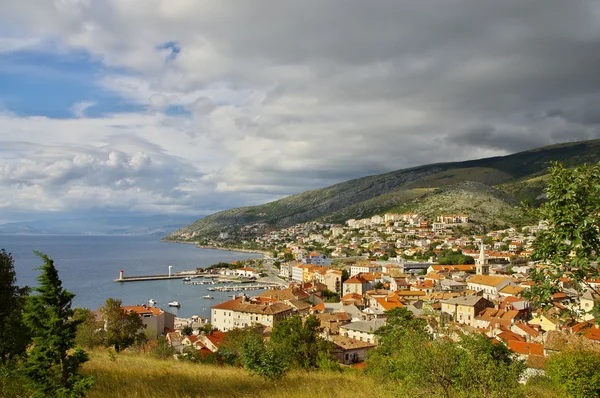 Senj, Croácia. Panorâmica . — Fotografia de Stock