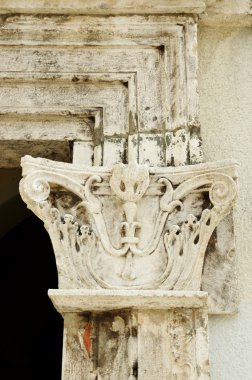 Senj, Hırvatistan. Mimari detay.