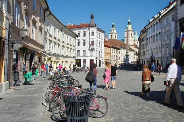 Ljubljana, the capital of Slovenia — Stock Photo, Image