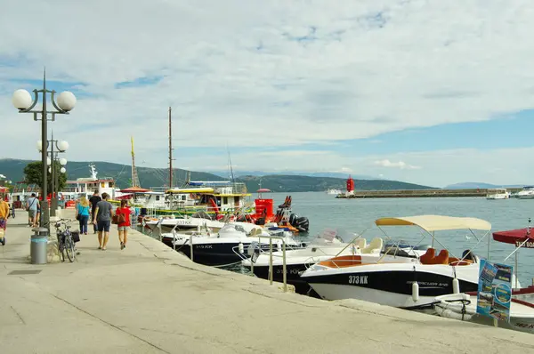 Krk, isola di Krk, Croazia — Foto Stock