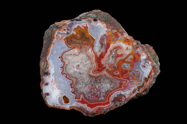 Cross section of agate — Stock Photo, Image