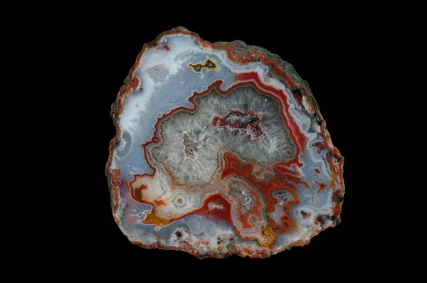 Cross section of agate — Stock Photo, Image